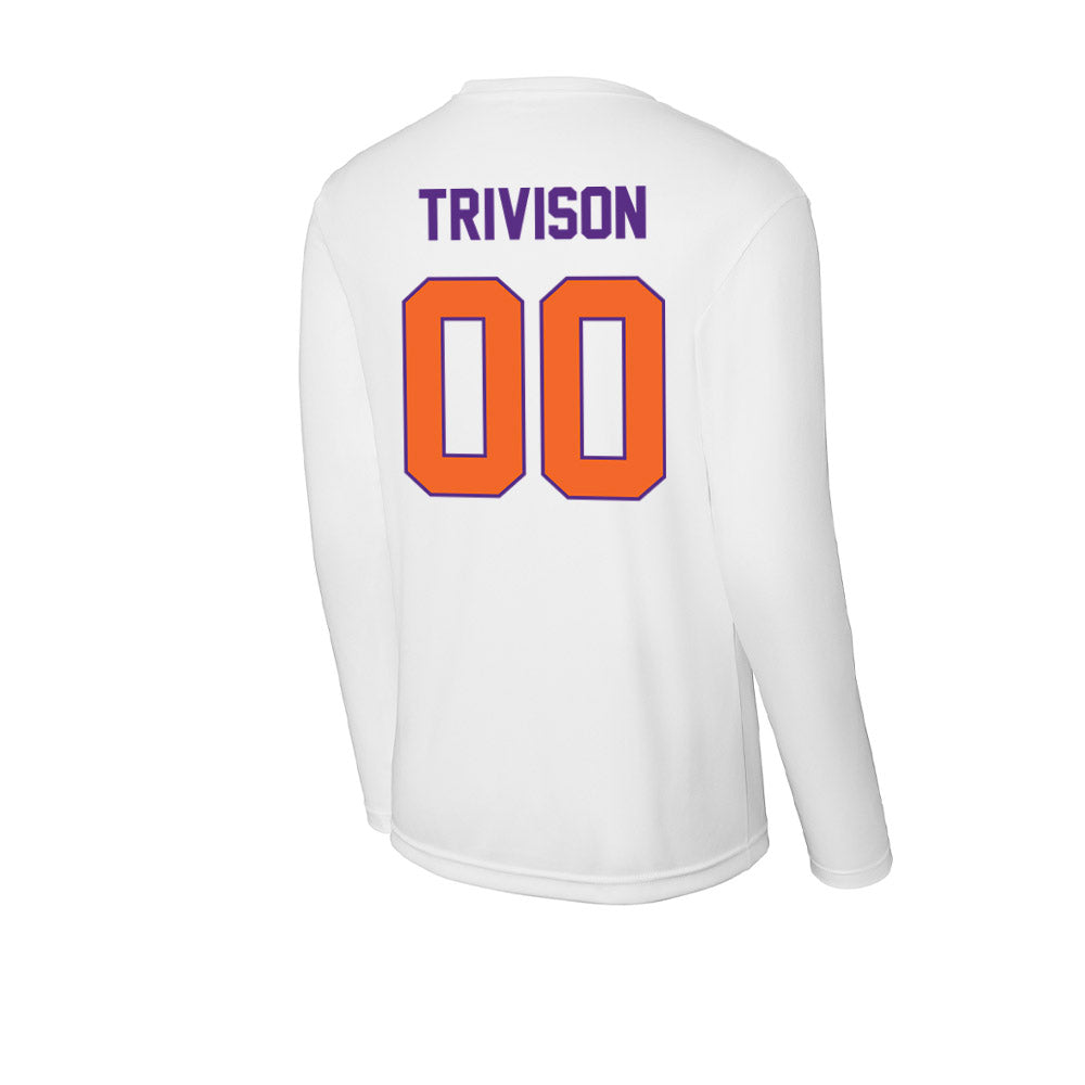 Clemson - NCAA Baseball : Ethan Trivison - Activewear Long Sleeve T-Shirt-1