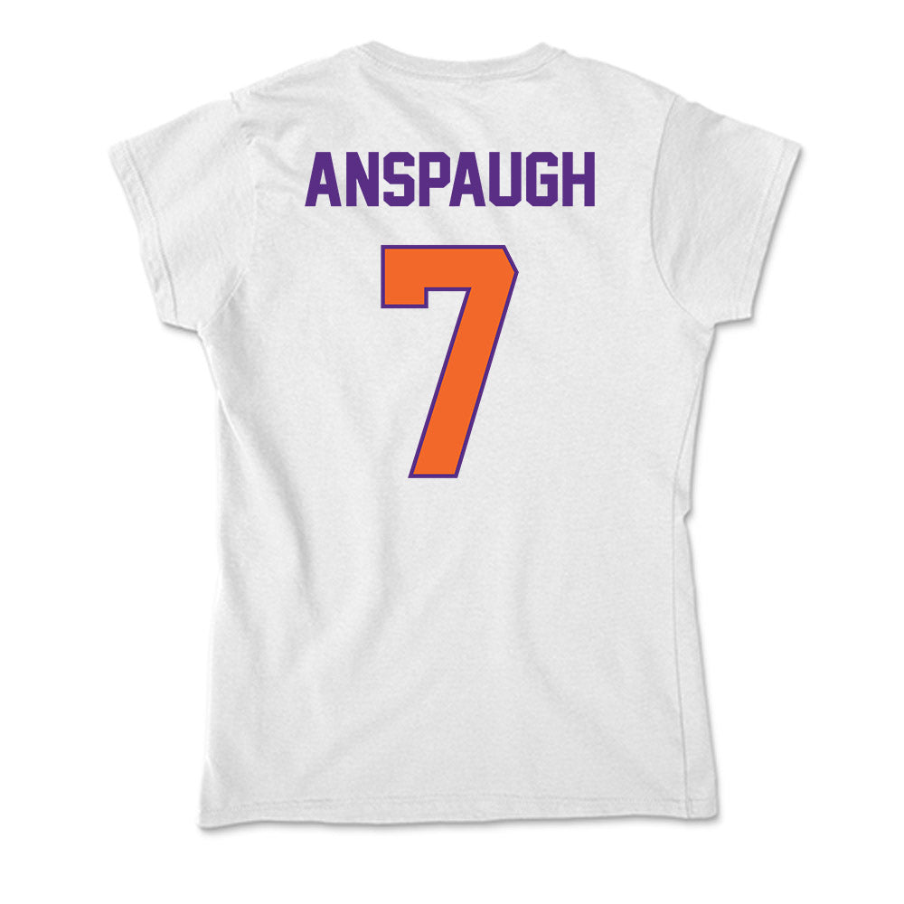 Clemson - NCAA Women's Volleyball : Madison Anspaugh - Soft Style Women’s T-Shirt-1