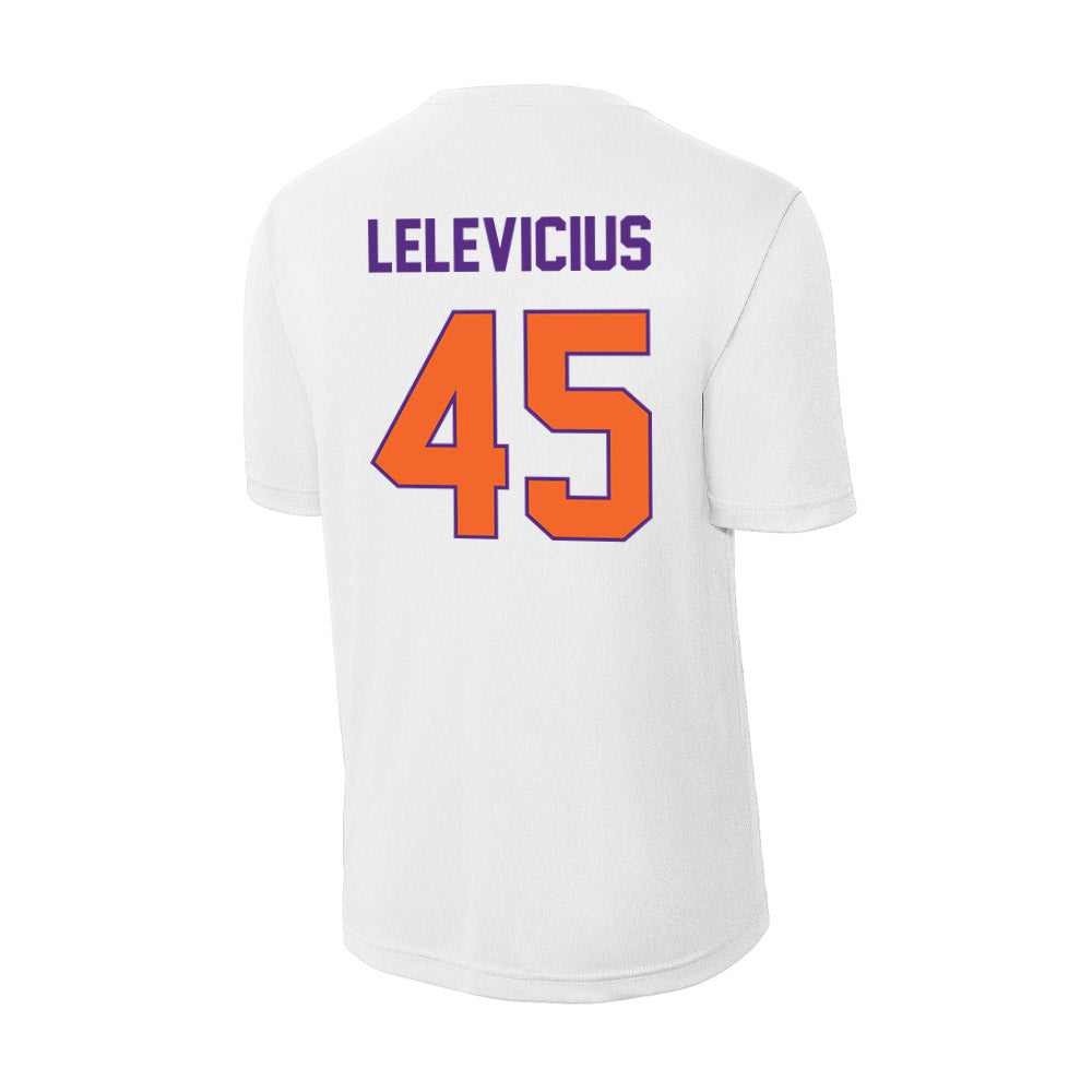 Clemson - NCAA Men's Basketball : Liutauras Lelevicius - Activewear T-Shirt-1