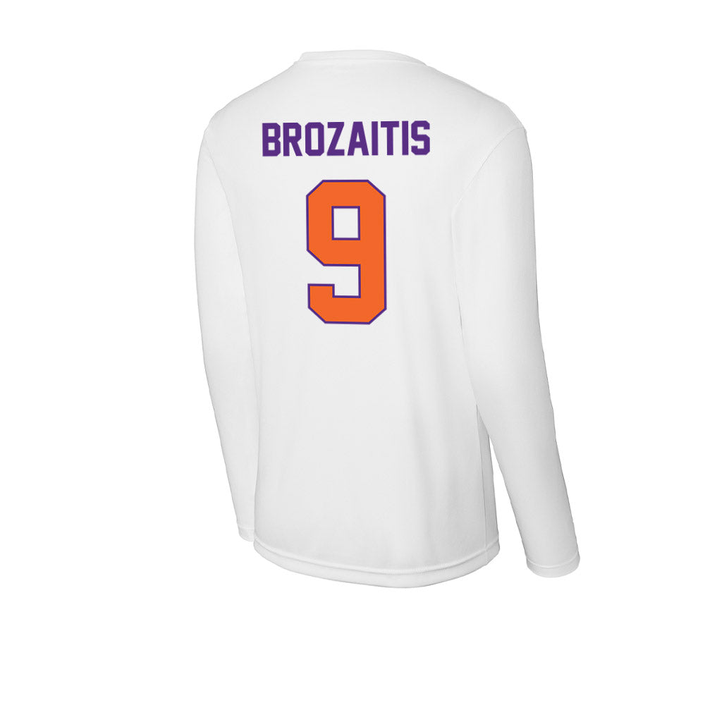 Clemson - NCAA Softball : Natalie Brozaitis - Activewear Long Sleeve T-Shirt-1