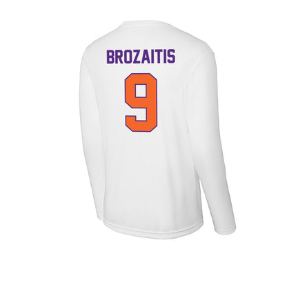 Clemson - NCAA Softball : Natalie Brozaitis - Activewear Long Sleeve T-Shirt-1