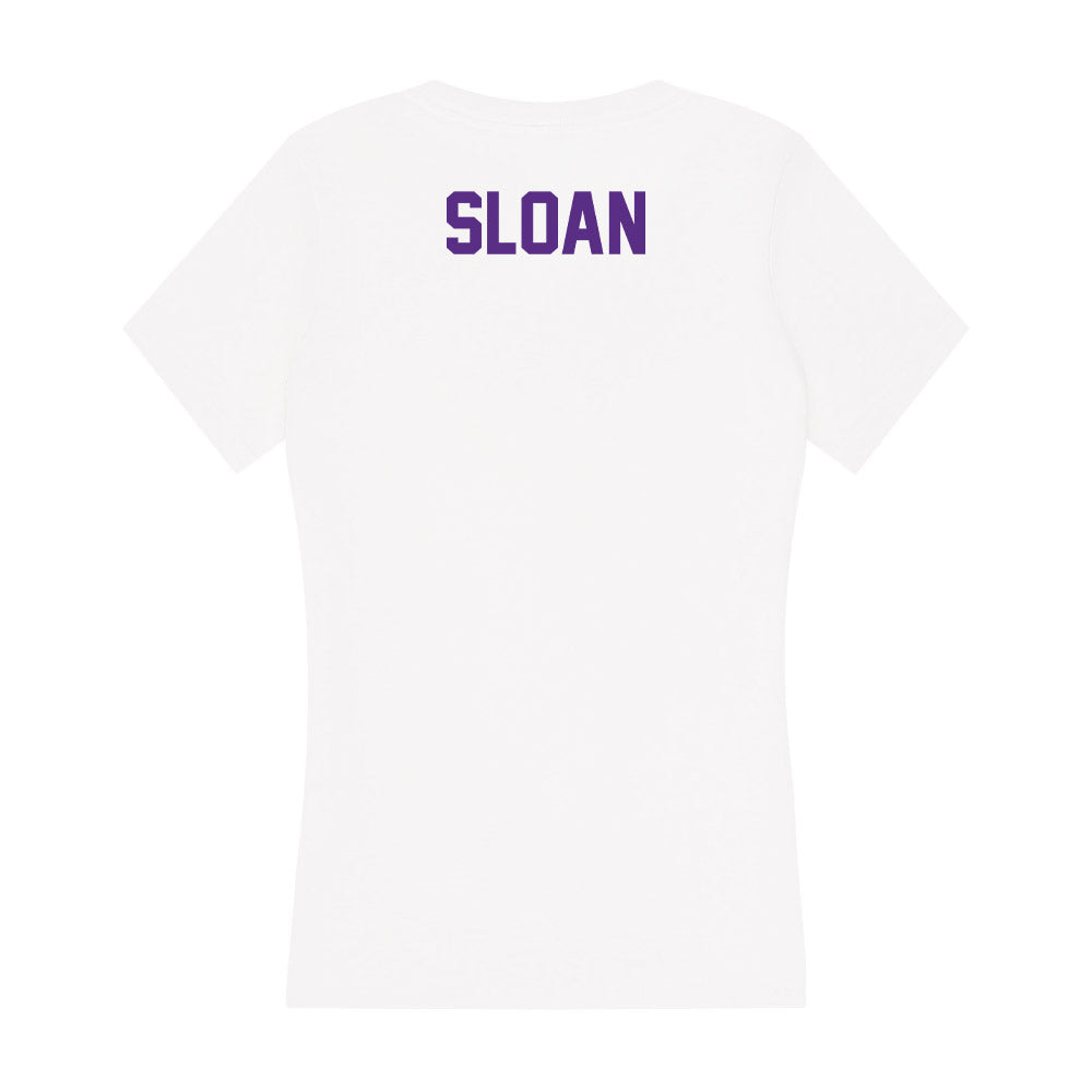 Clemson - NCAA Women's Cross Country : Caelin Sloan - Women's V-Neck T-Shirt-1