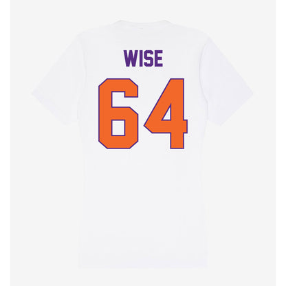 Clemson - NCAA Football : Grant Wise - Women's V-Neck T-Shirt-1