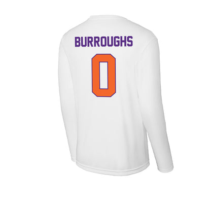 Clemson - NCAA Football : Naeem Burroughs - Activewear Long Sleeve T-Shirt-1