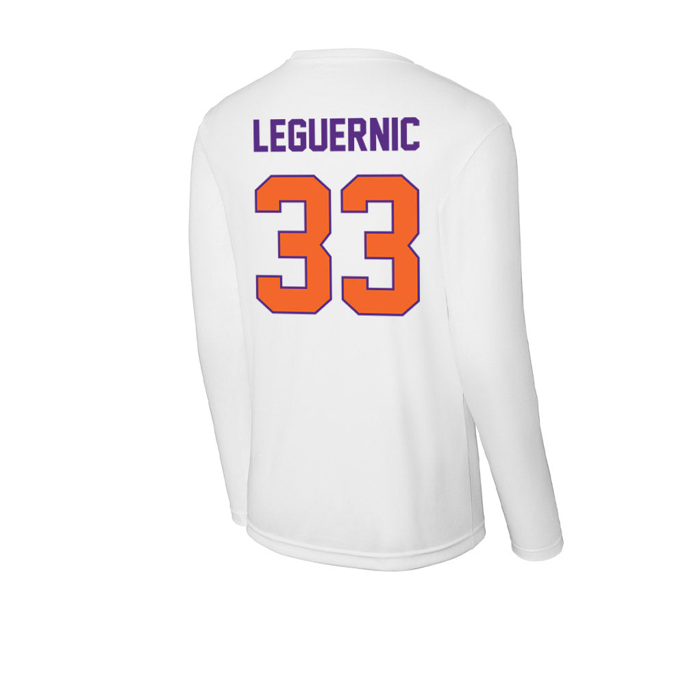 Clemson - NCAA Baseball : Justin LeGuernic - Activewear Long Sleeve T-Shirt-1