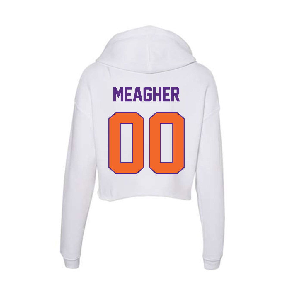 Clemson - NCAA Women's Lacrosse : Dylan Meagher - Women's Crop Fleece Hoodie-1