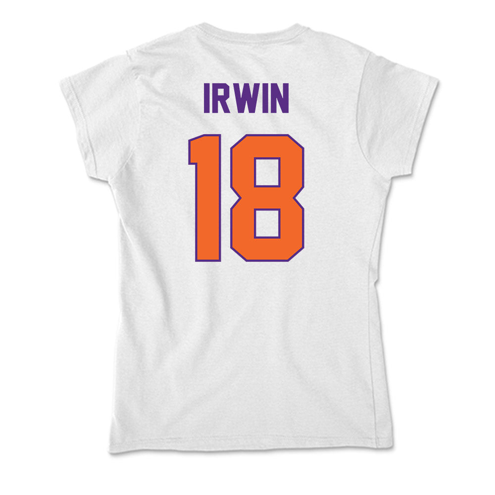Clemson - NCAA Women's Volleyball : Alyssa Irwin - Soft Style Women’s T-Shirt-1