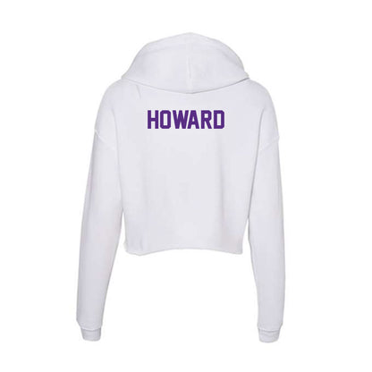 Clemson - NCAA Cheerleading : Teneia Howard - Women's Crop Fleece Hoodie-1