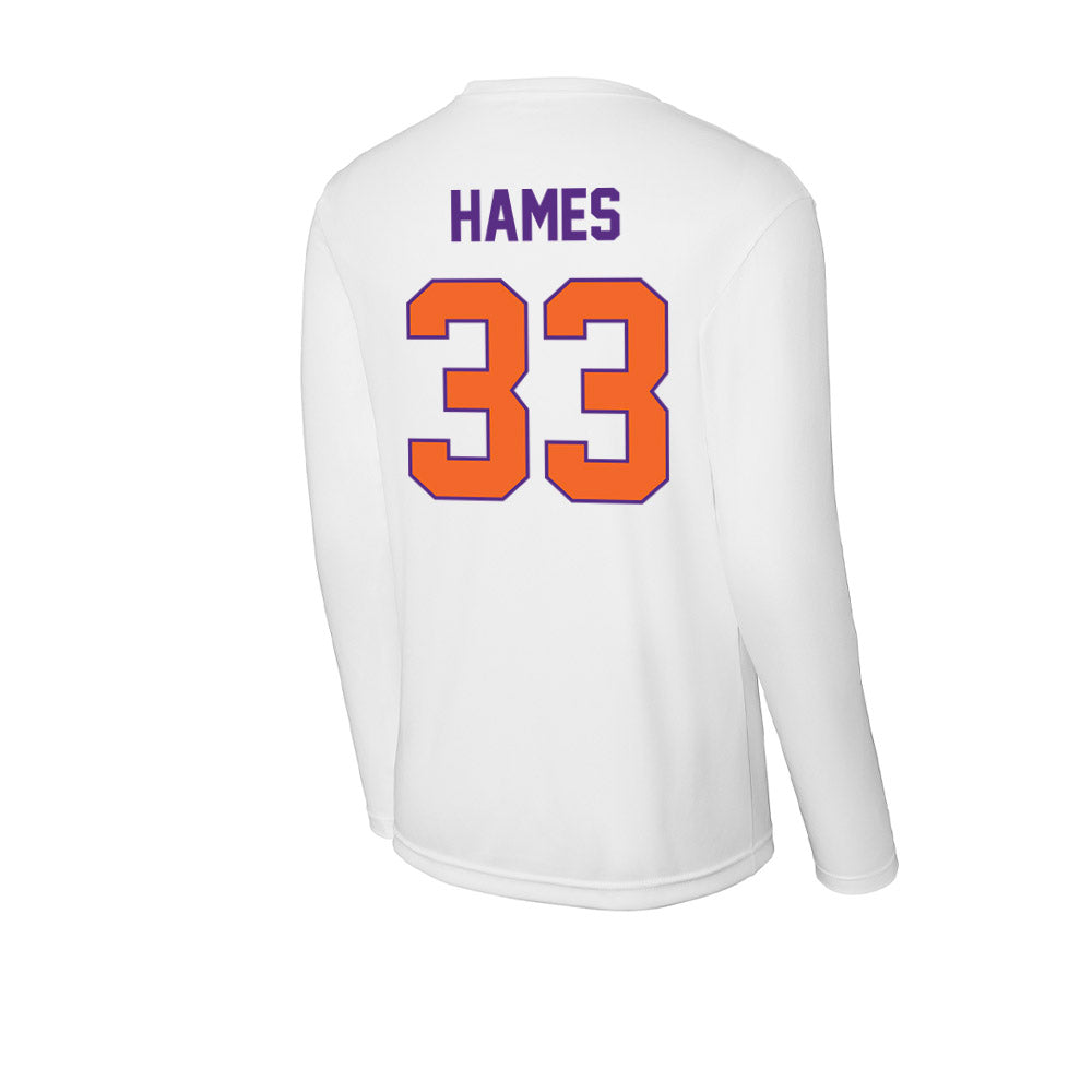 Clemson - NCAA Softball : Lexie Hames - Activewear Long Sleeve T-Shirt-1