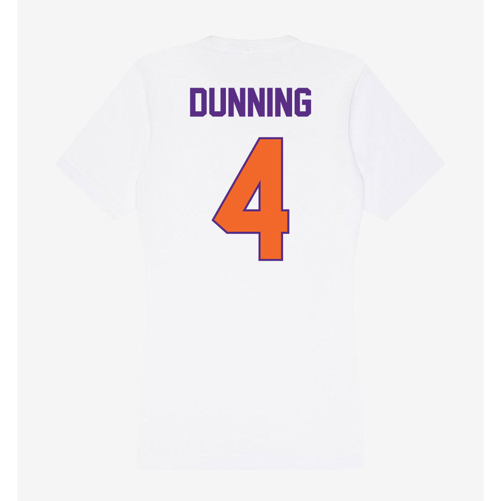 Clemson - NCAA Softball : Abby Dunning - Women's V-Neck T-Shirt-1