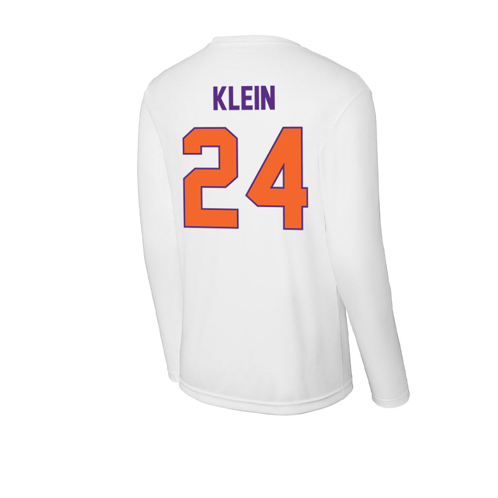 Clemson - NCAA Women's Soccer : Reese Klein - Activewear Long Sleeve T-Shirt-1