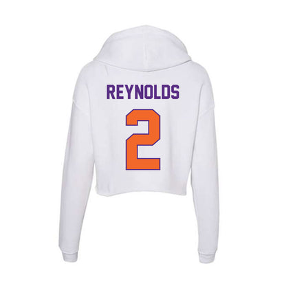 Clemson - NCAA Football : Tait Reynolds - Women's Crop Fleece Hoodie-1