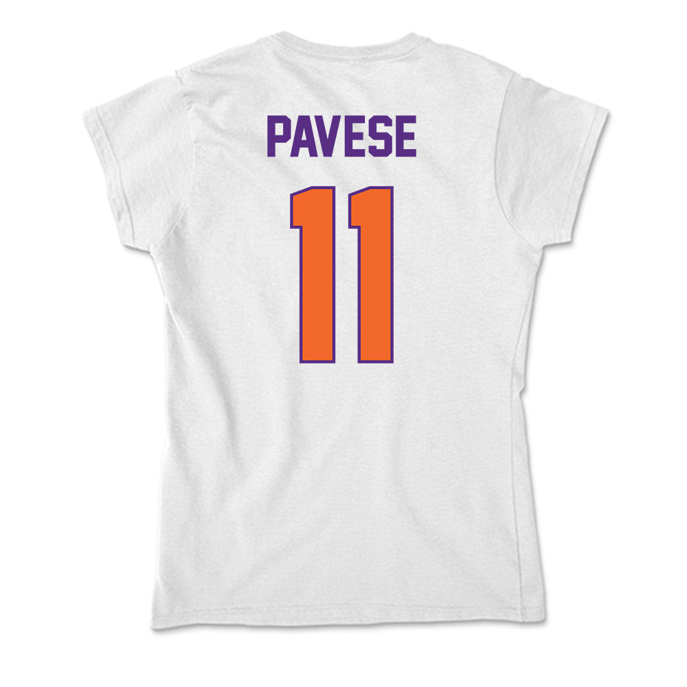 Clemson - NCAA Softball : Mac Pavese - Soft Style Women’s T-Shirt-1