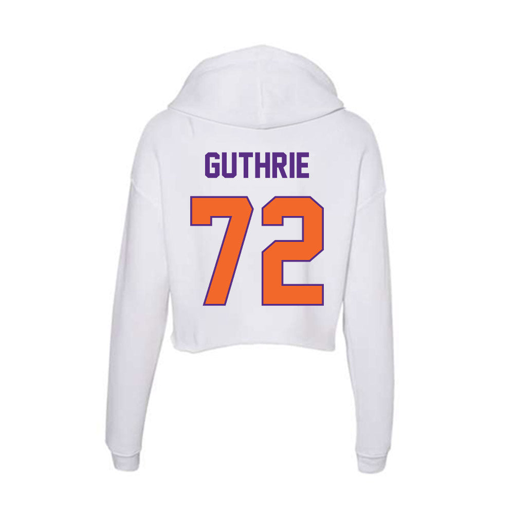Clemson - NCAA Football : Adam Guthrie - Women's Crop Fleece Hoodie-1