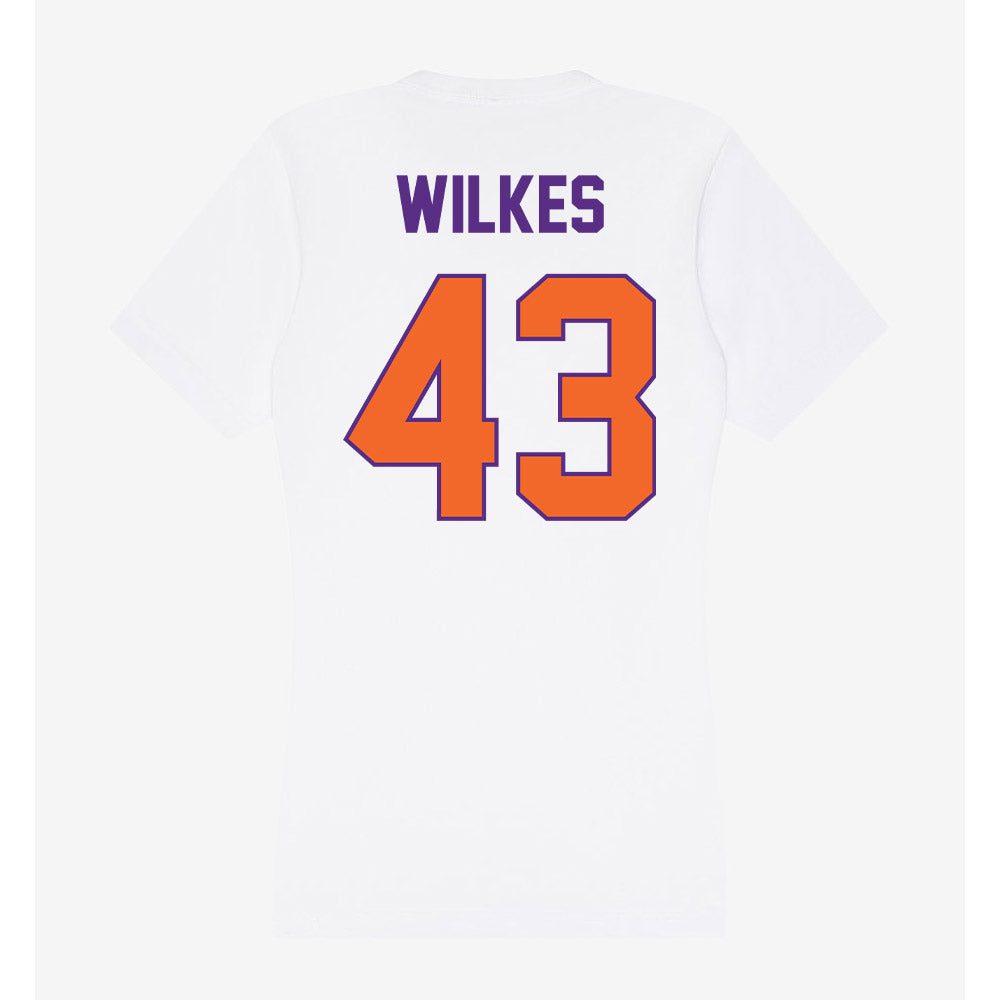 Clemson - NCAA Football : Billy Wilkes - Women's V-Neck T-Shirt-1