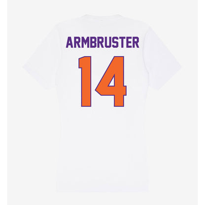 Clemson - NCAA Women's Volleyball : Audrey Armbruster - Women's V-Neck T-Shirt-1