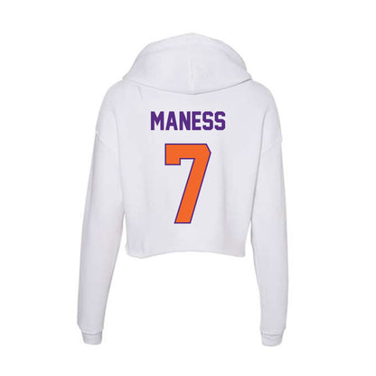 Clemson - NCAA Softball : Sierra Maness - Women's Crop Fleece Hoodie-1