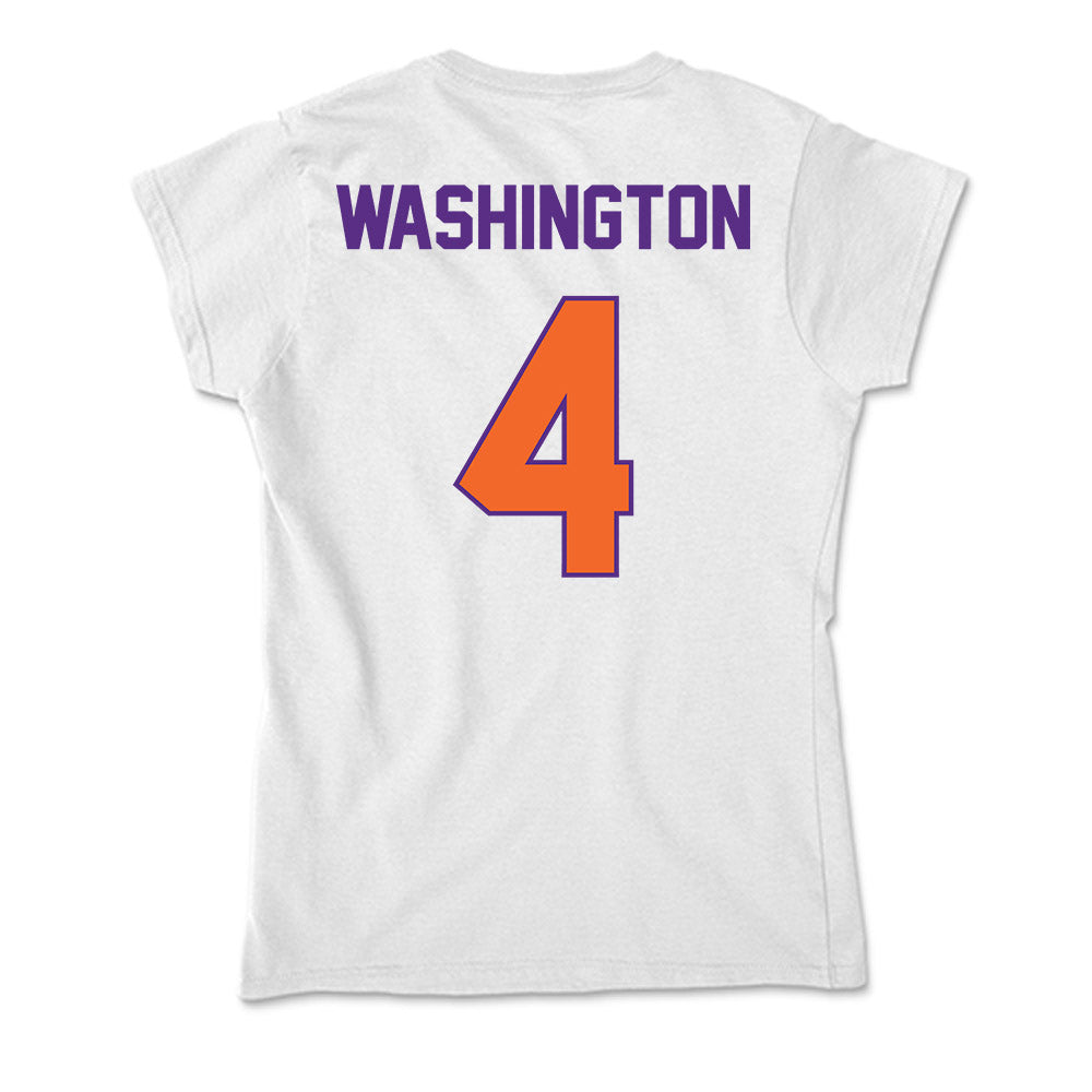 Clemson - NCAA Women's Volleyball : Brianna Washington - Soft Style Women’s T-Shirt-1