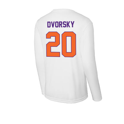 Clemson - NCAA Baseball : Nathan Dvorsky - Activewear Long Sleeve T-Shirt-1