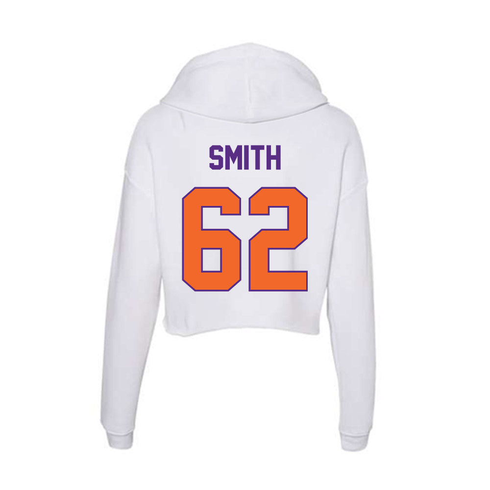 Clemson - NCAA Football : Bryce Smith - Women's Crop Fleece Hooded Sweatshirt-1