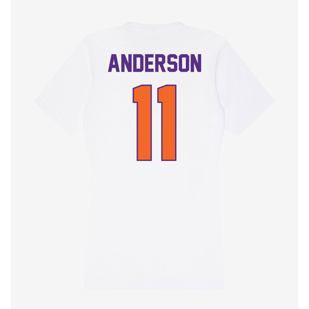 Clemson - NCAA Football : Polo Anderson - Women's V-Neck T-Shirt-1