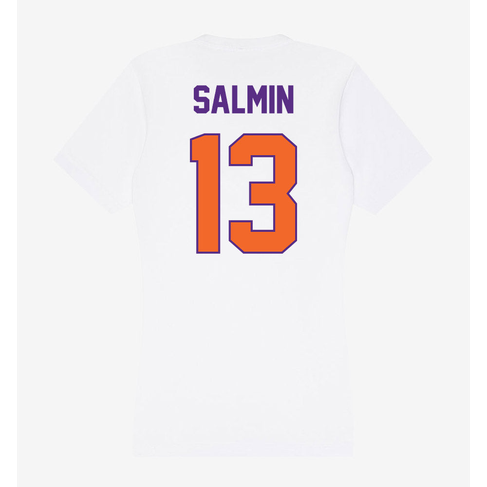 Clemson - NCAA Football : Connor Salmin - Women's V-Neck T-Shirt-1