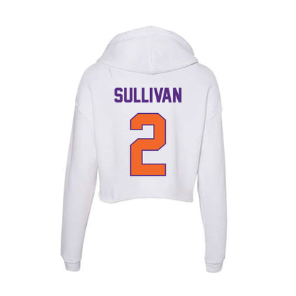 Clemson - NCAA Baseball : Briggs SULLIVAN - Women's Crop Fleece Hoodie-1