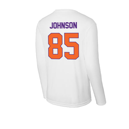 Clemson - NCAA Football : Charlie Johnson - Activewear Long Sleeve T-Shirt-1