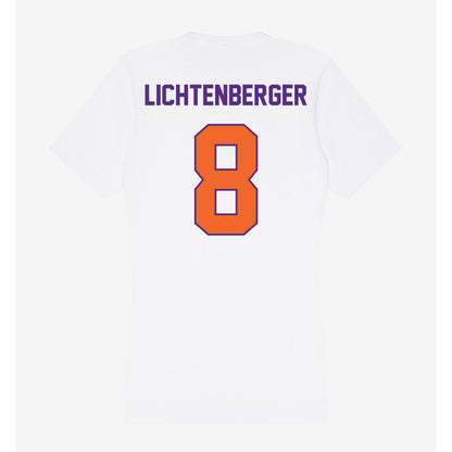 Clemson - NCAA Baseball : Tyler Lichtenberger - Women's V-Neck T-Shirt-1