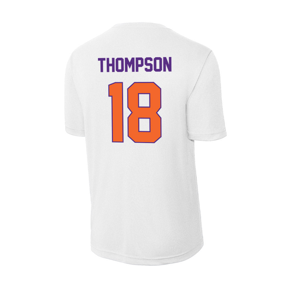 Clemson - NCAA Women's Soccer : Reagan Thompson - Activewear T-Shirt-1