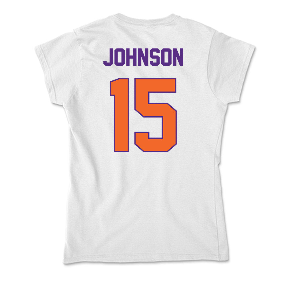 Clemson - NCAA Softball : Maddie Johnson - Soft Style Women’s T-Shirt-1