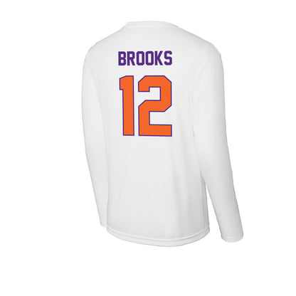 Clemson - NCAA Women's Soccer : Natalie Brooks - Activewear Long Sleeve T-Shirt-1