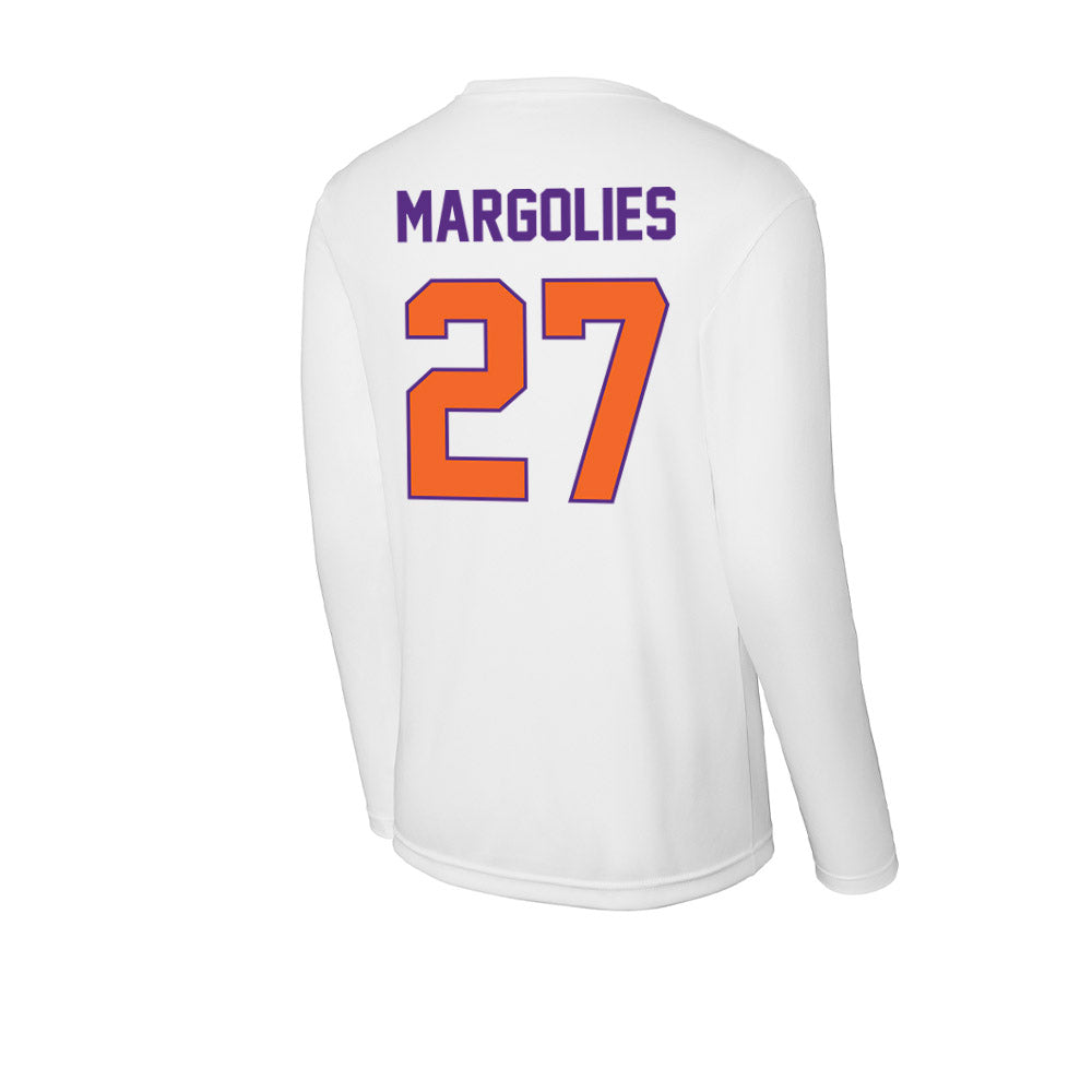 Clemson - NCAA Baseball : Dan Margolies - Activewear Long Sleeve T-Shirt-1