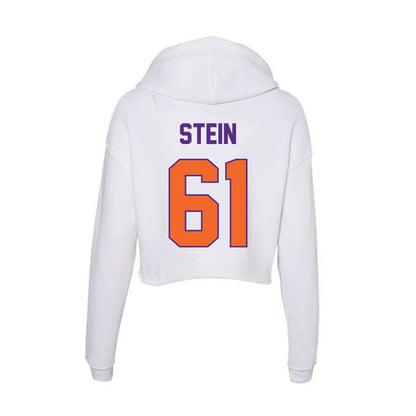 Clemson - NCAA Football : Danny Stein - Women's Crop Fleece Hooded Sweatshirt-1