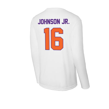 Clemson - NCAA Football : Chris Johnson Jr. - Activewear Long Sleeve T-Shirt-1
