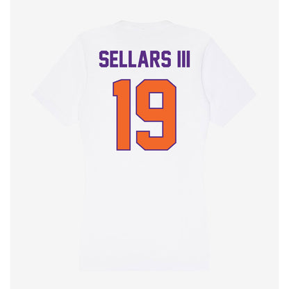 Clemson - NCAA Football : Gordon Sellars III - Women's V-Neck T-Shirt-1