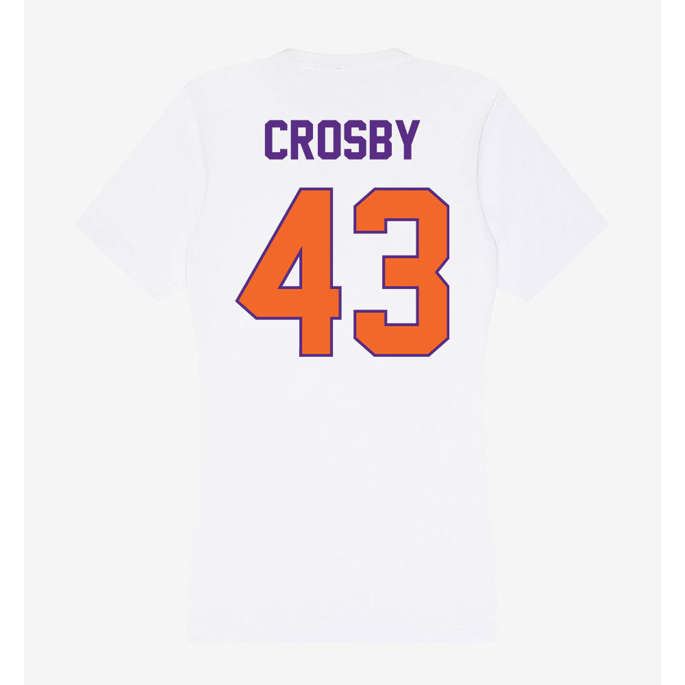 Clemson - NCAA Softball : Keira Crosby - Women's V-Neck T-Shirt-1
