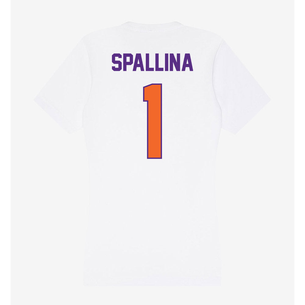 Clemson - NCAA Women's Lacrosse : Alexa s Spallina - Women's V-Neck T-Shirt-1