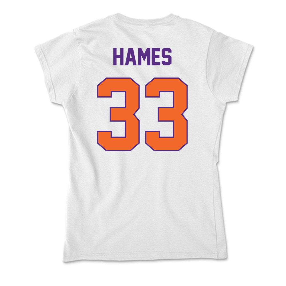 Clemson - NCAA Softball : Lexie Hames - Soft Style Women’s T-Shirt-1