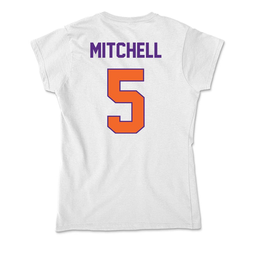 Clemson - NCAA Women's Volleyball : Talea Mitchell - Soft Style Women’s T-Shirt-1
