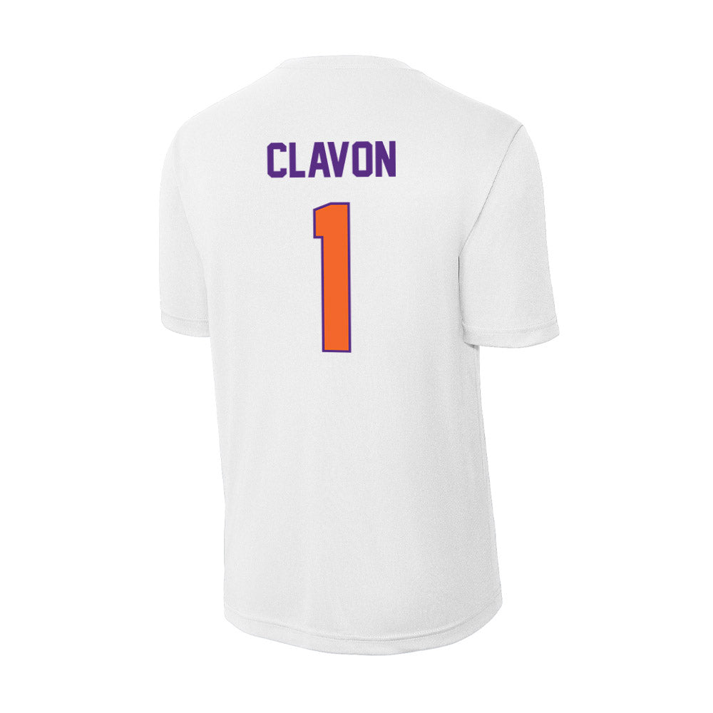 Clemson - NCAA Baseball : Bryce Clavon - Activewear T-Shirt-1