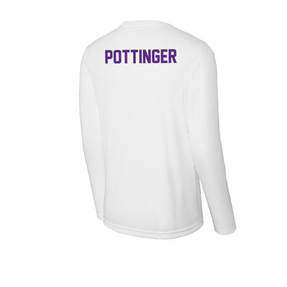 Clemson - NCAA Men's Track & Field : Brandon Pottinger - Activewear Long Sleeve T-Shirt-1