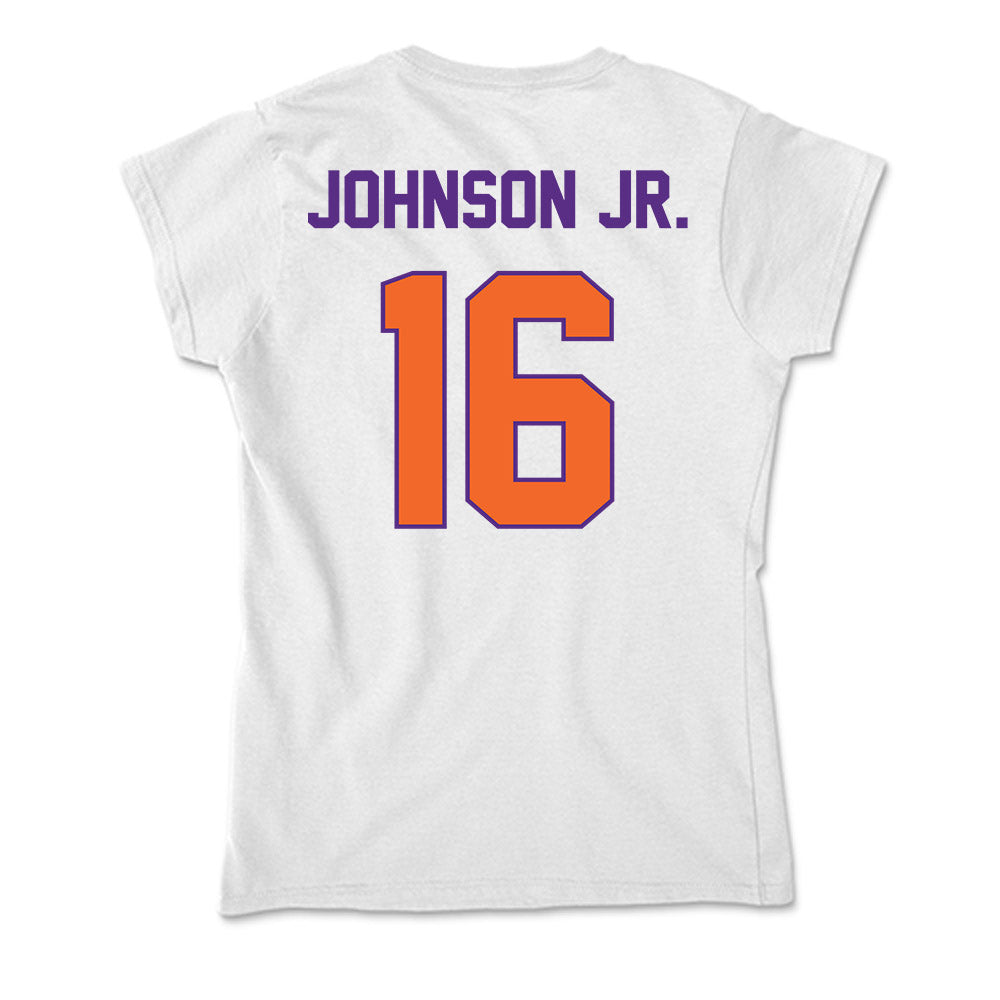 Clemson - NCAA Football : Chris Johnson Jr. - Soft Style Women’s T-Shirt-1