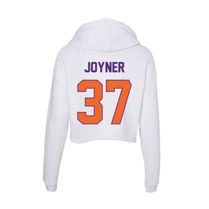 Clemson - NCAA Football : Davion Joyner - Women's Crop Fleece Hooded Sweatshirt-1