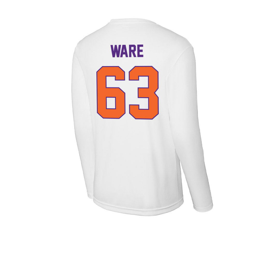 Clemson - NCAA Football : Easton Ware - Activewear Long Sleeve T-Shirt-1