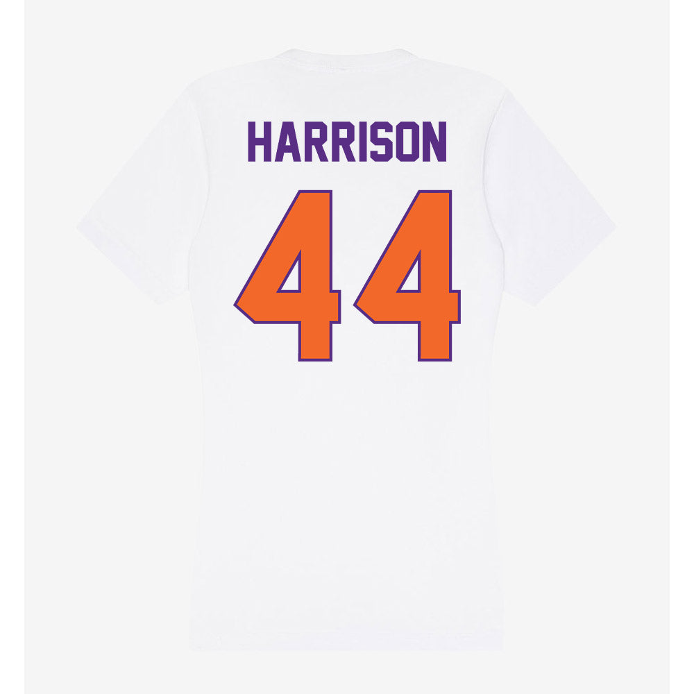 Clemson - NCAA Baseball : Dylan Harrison - Women's V-Neck T-Shirt-1