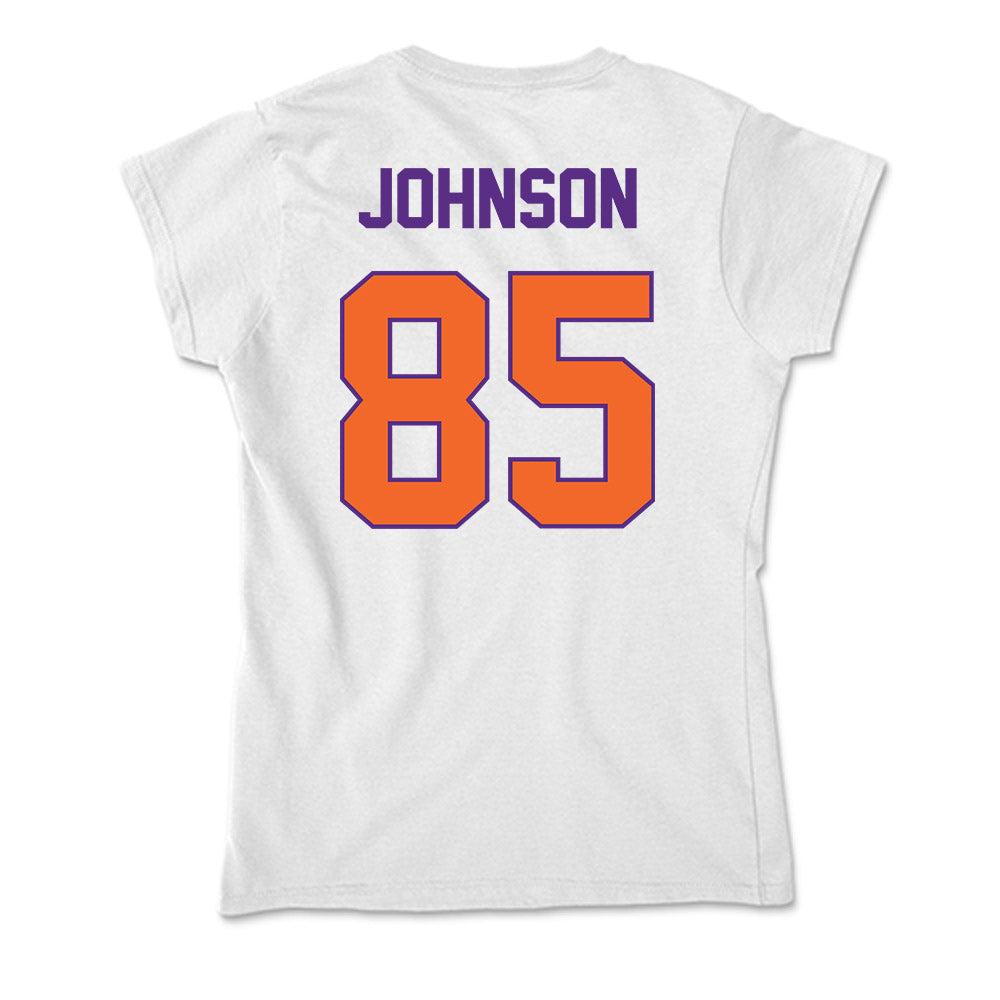Clemson - NCAA Football : Charlie Johnson - Soft Style Women’s T-Shirt-1