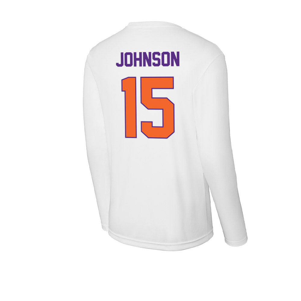 Clemson - NCAA Softball : Maddie Johnson - Activewear Long Sleeve T-Shirt-1