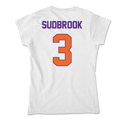 Clemson - NCAA Baseball : Troy Sudbrook - Soft Style Women’s T-Shirt-1