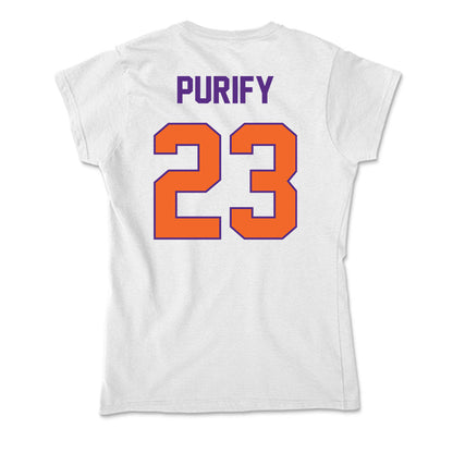 Clemson - NCAA Baseball : Jarren Purify - Soft Style Women’s T-Shirt-1